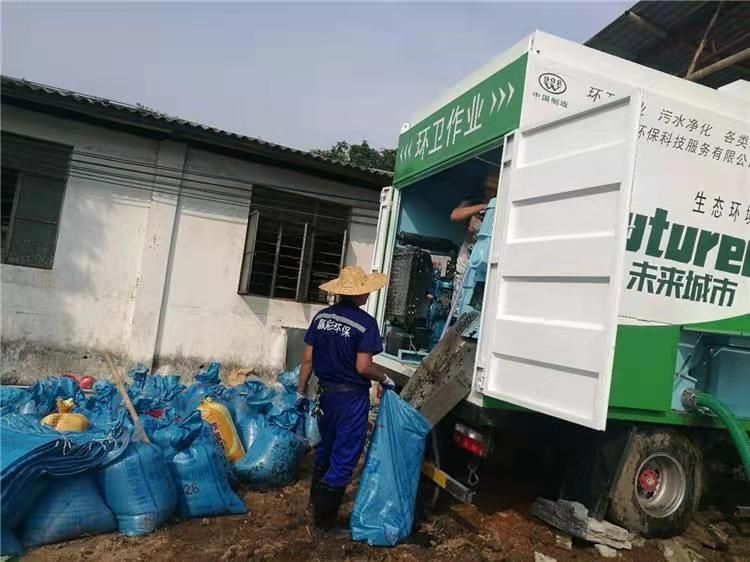 青云谱工业污泥压干处理